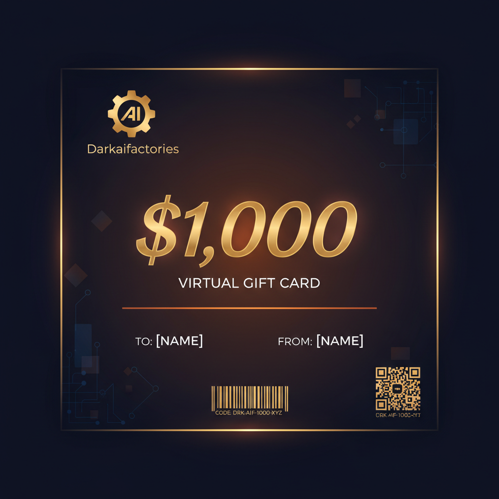 Carte cadeau Darkaifactories