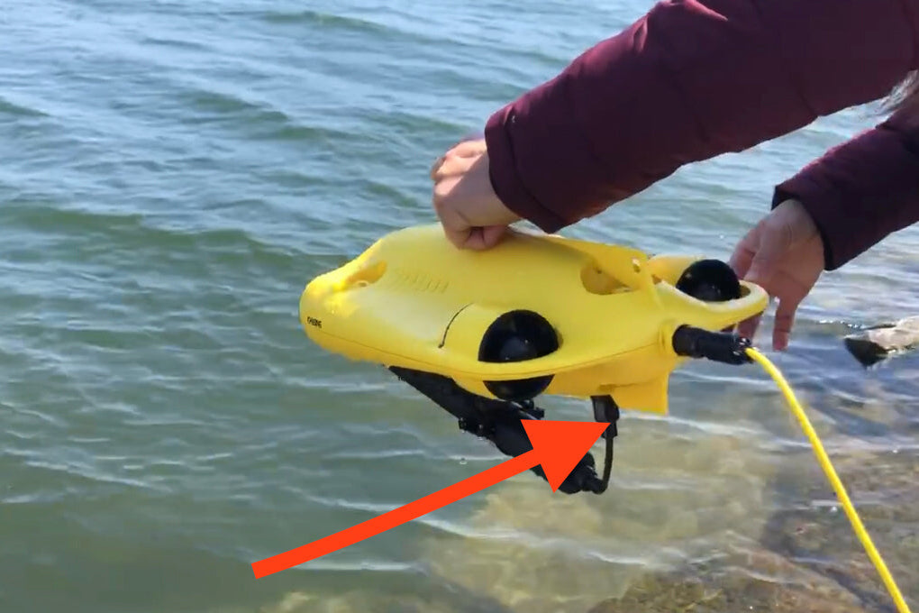 Chasing Underwater Drone - Claw Connector for MiniS