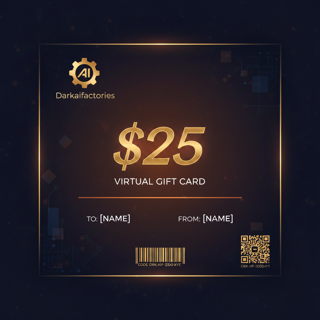 Gift Card $25 — style $1,000