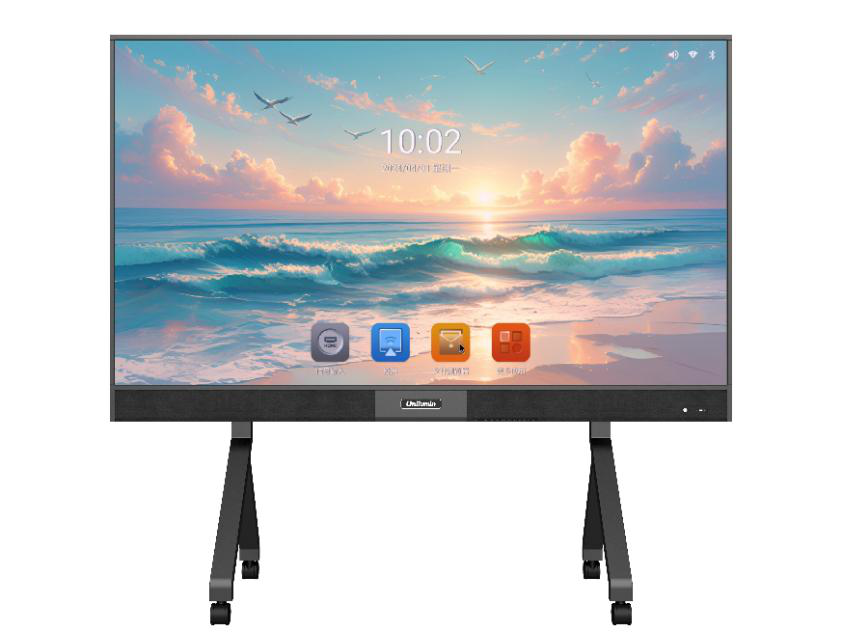 Unilumin UTV SC135 Touch version on mobile stand
